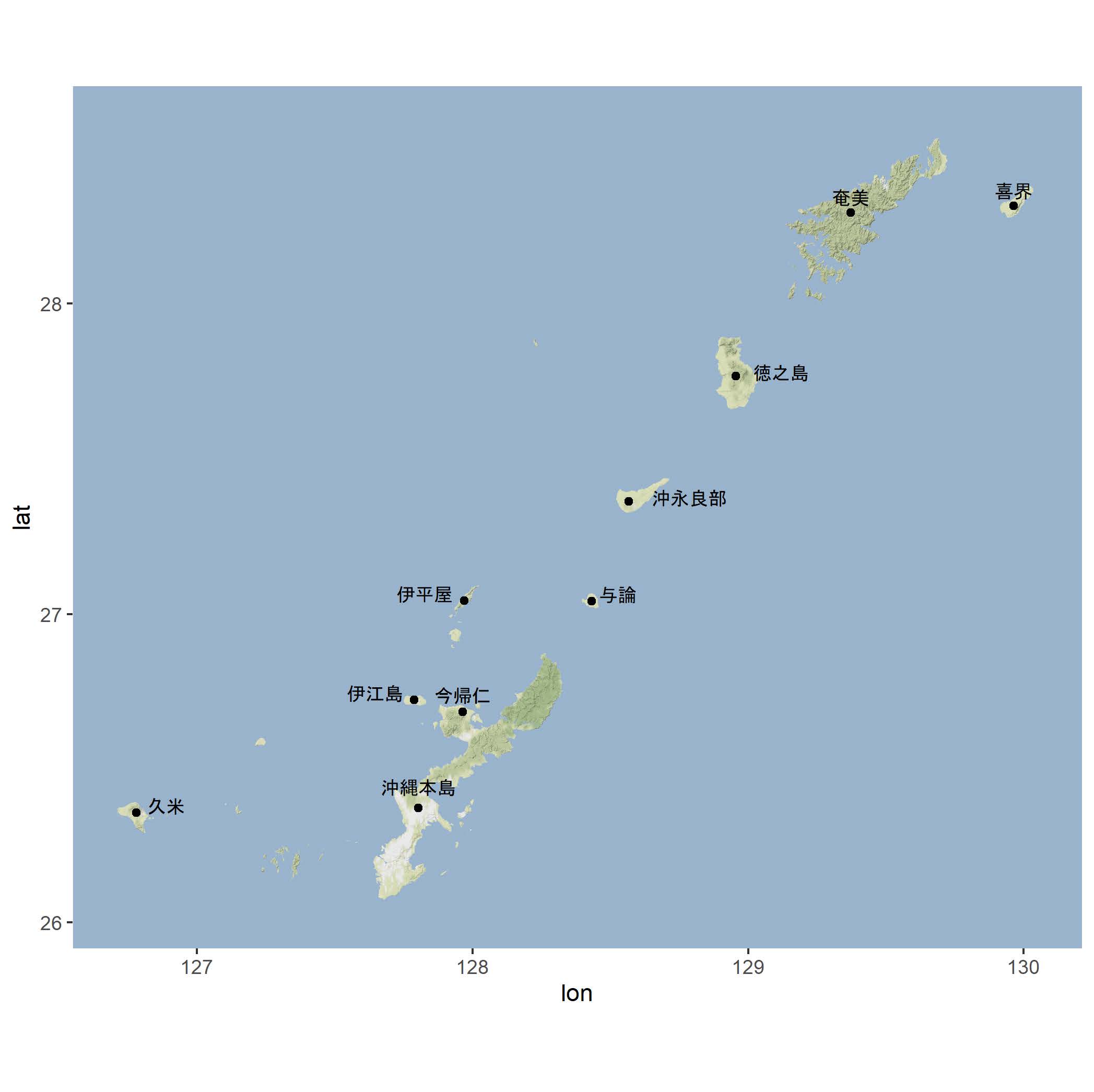 北琉球群岛