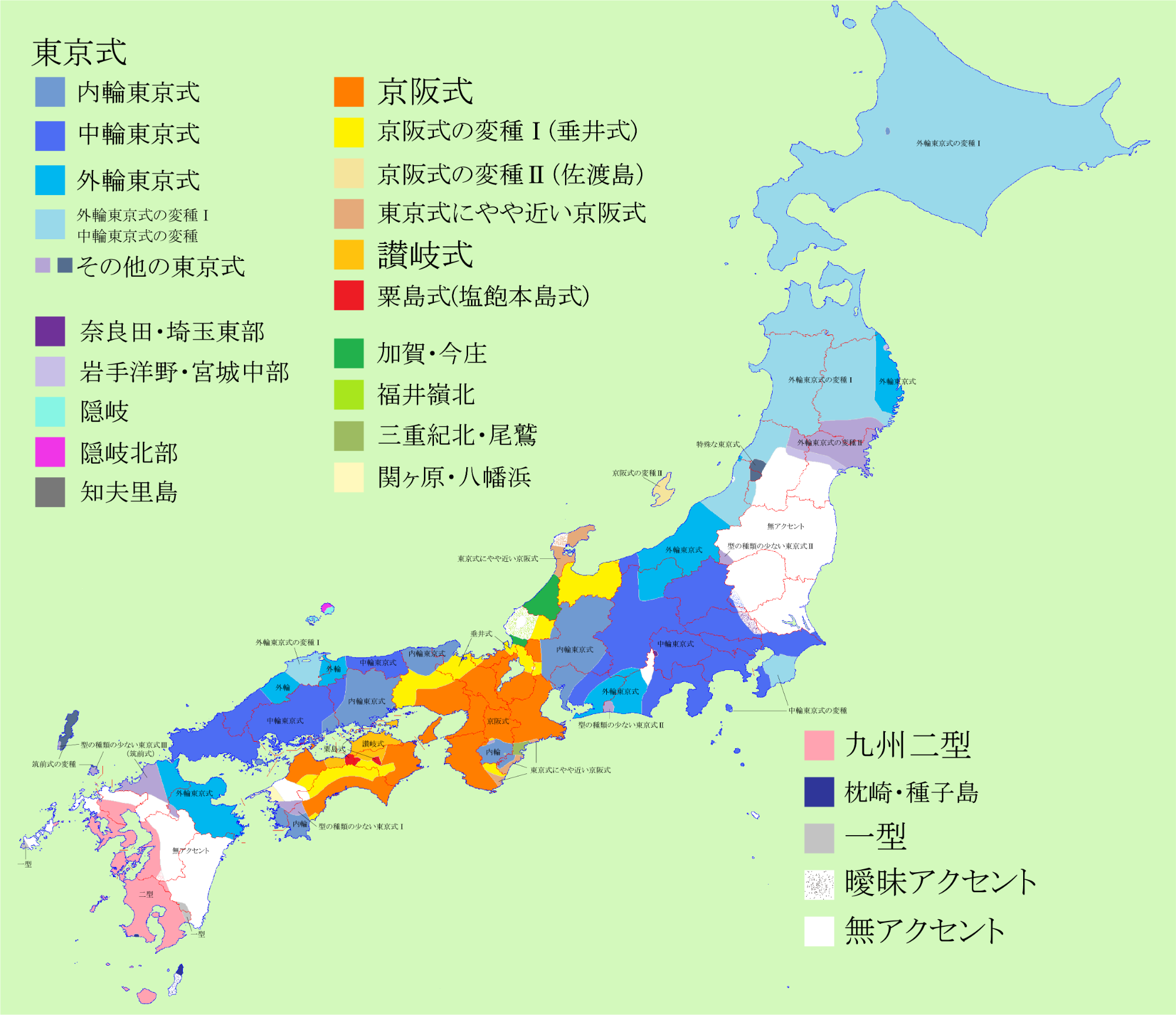 方言调式分布